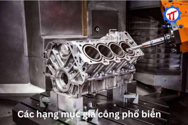 Common machining categories