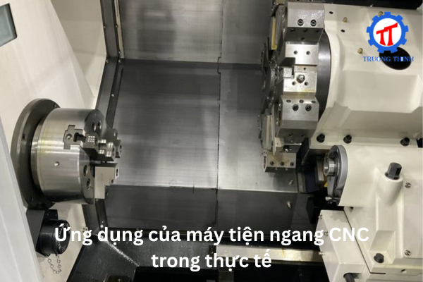 Ứng dụng của máy tiện ngang CNC trong thực tế