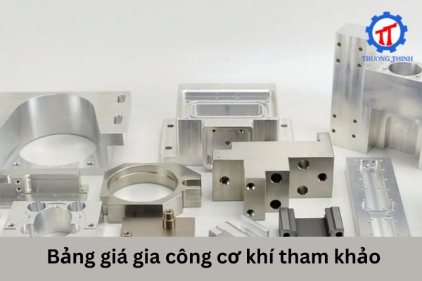 Reference Mechanical Machining Price List