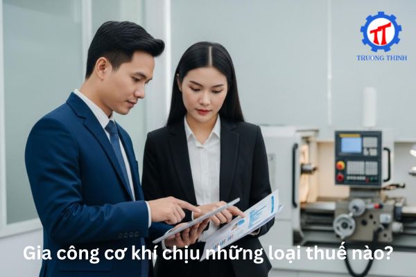 Gia công cơ khí chịu những loại thuế nào?