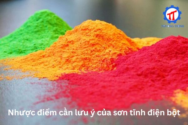 Nhược điểm cần lưu ý của sơn tĩnh điện bột