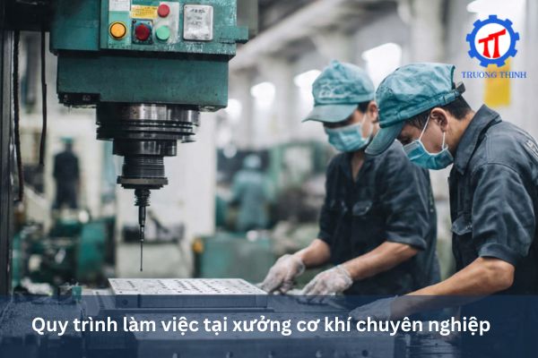 Working Process at a Professional Mechanical Workshop