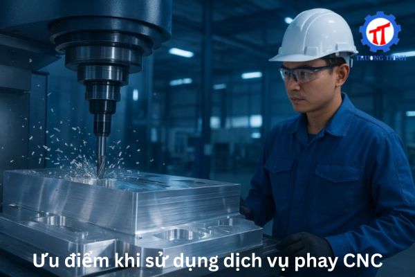Ưu điểm khi sử dụng dịch vụ phay CNC